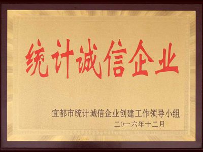 裕禾菌業獲誠信統計企業榮譽稱號